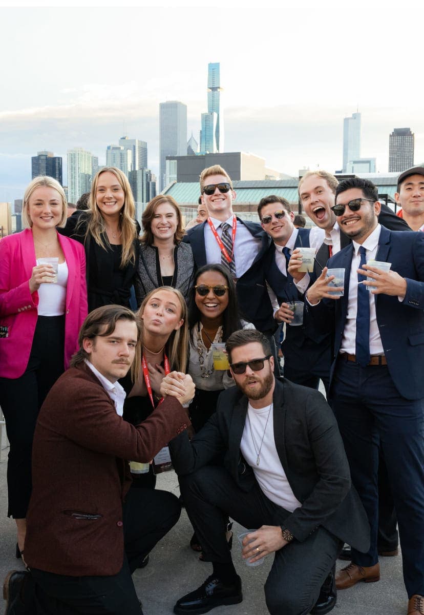 colleagues smiling