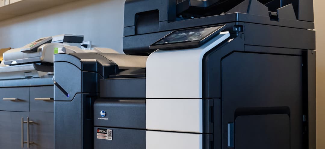 two printers next to each other